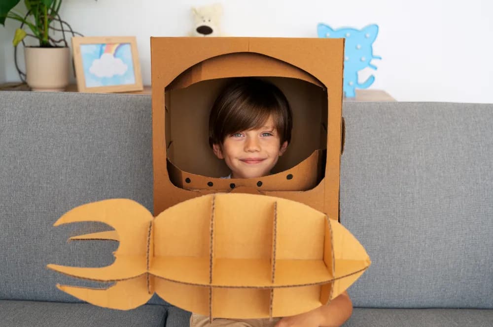 Kreatywne pomysły: co można zrobić z kartonu dla dzieci, które zachwycą